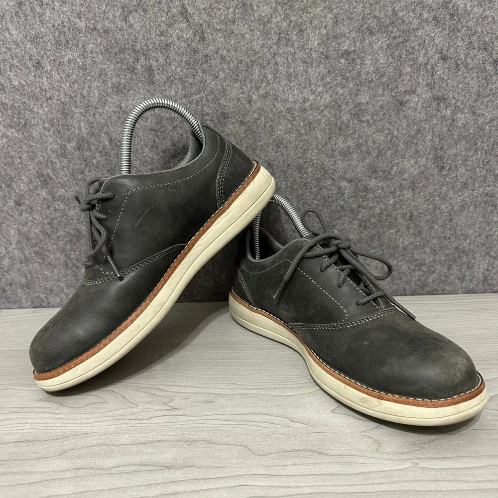 Red Wing Worx 5144 Women's 7.5‎ Steel Toe Oxford Safety Work Shoes Gray Leather